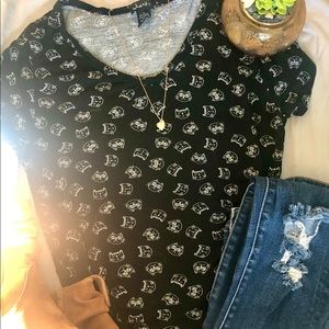 Cool Cat Wallflower Tee Medium